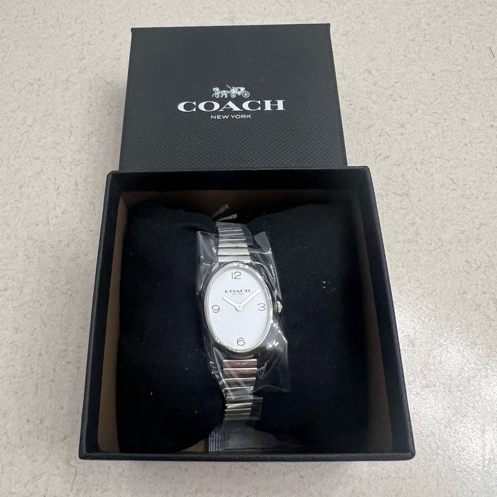 Coach Silver-Tone Watch NWT